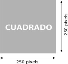 Cuadrado Dimensiones