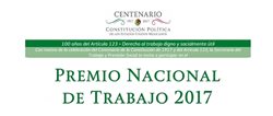 Premio Nacional del Trabajo 2017